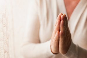 Woman praying