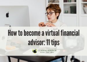 how to become a virtual financial advisor
