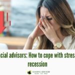 Girl stressed about recession and legend How to cope with stress in a recession