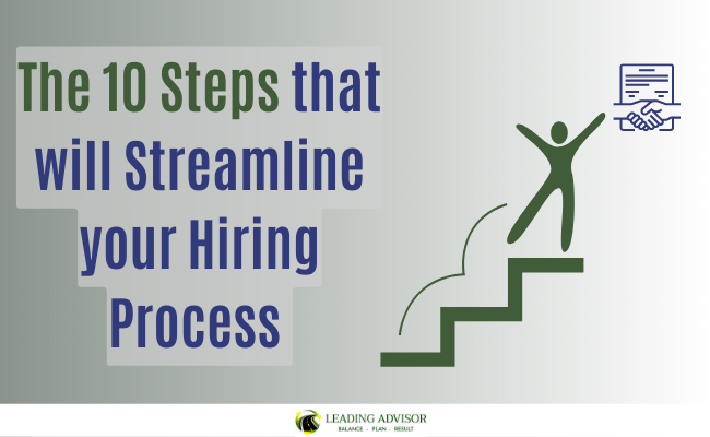 10 steps to streamline your hiring process