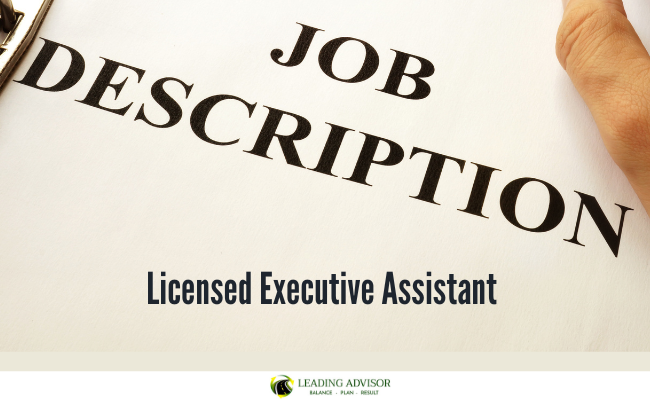 Licensed Executive Assistant