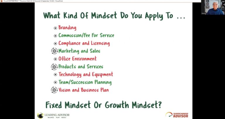 Insights on improving your mindset and flow in any economic climate.