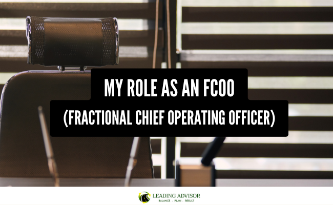 my role as a FCOO